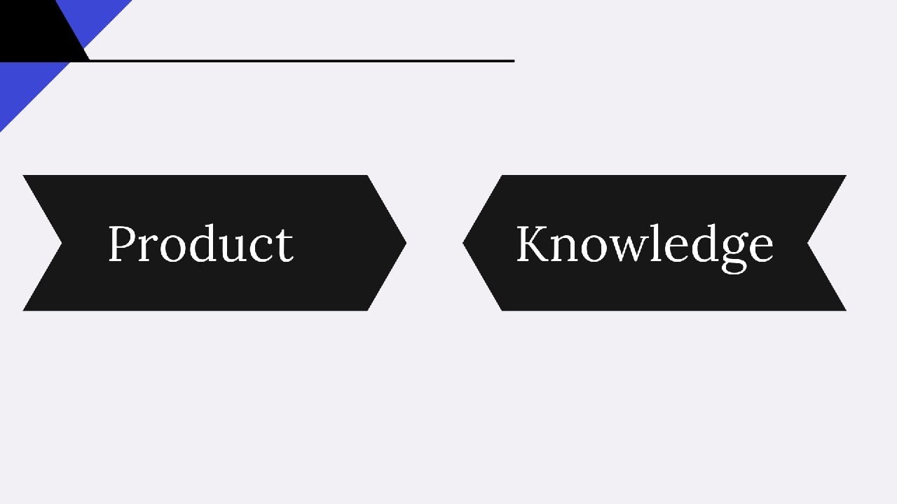 Benefits of Product Knowledge