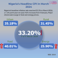 Nigeria's Headline CPI in March 2024
