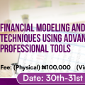 Financial Modeling and Forecasting Techniques Using Advanced Excel Tools